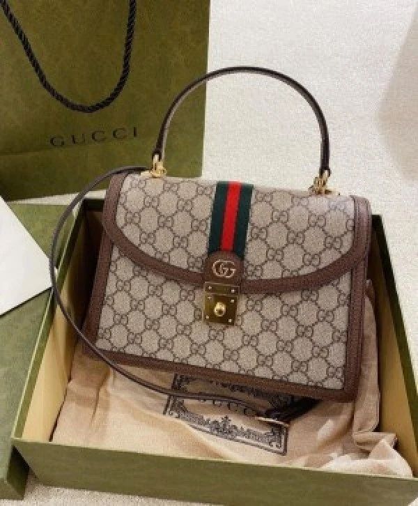 Gucci ophidia gg supreme top handel bag with box big size