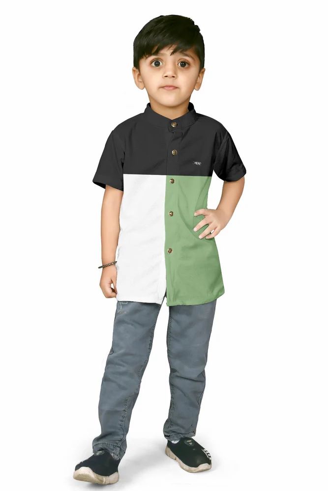 Kids Cotton Printed Shirts