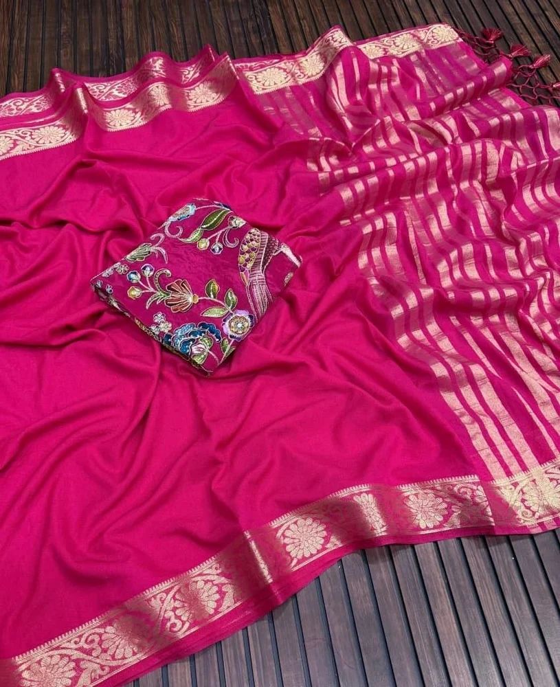 Pure Khaddi Georgette Saree
