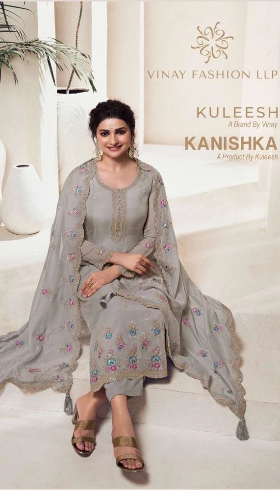 Designer Party Wear Suit Materials