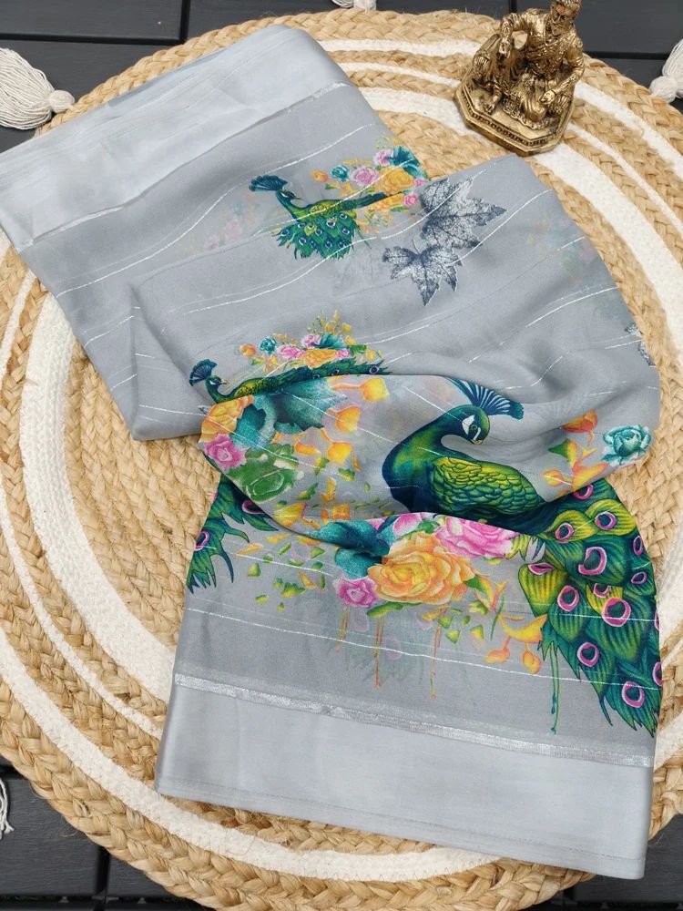 Georgette Ladies Fancy Sarees, Party wear