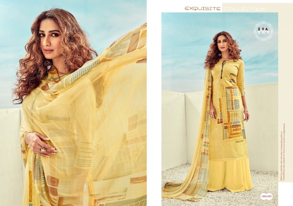 Unstitched Lawn Cotton Dress Material with Embroidery (Top, Bottom, Dupatta)