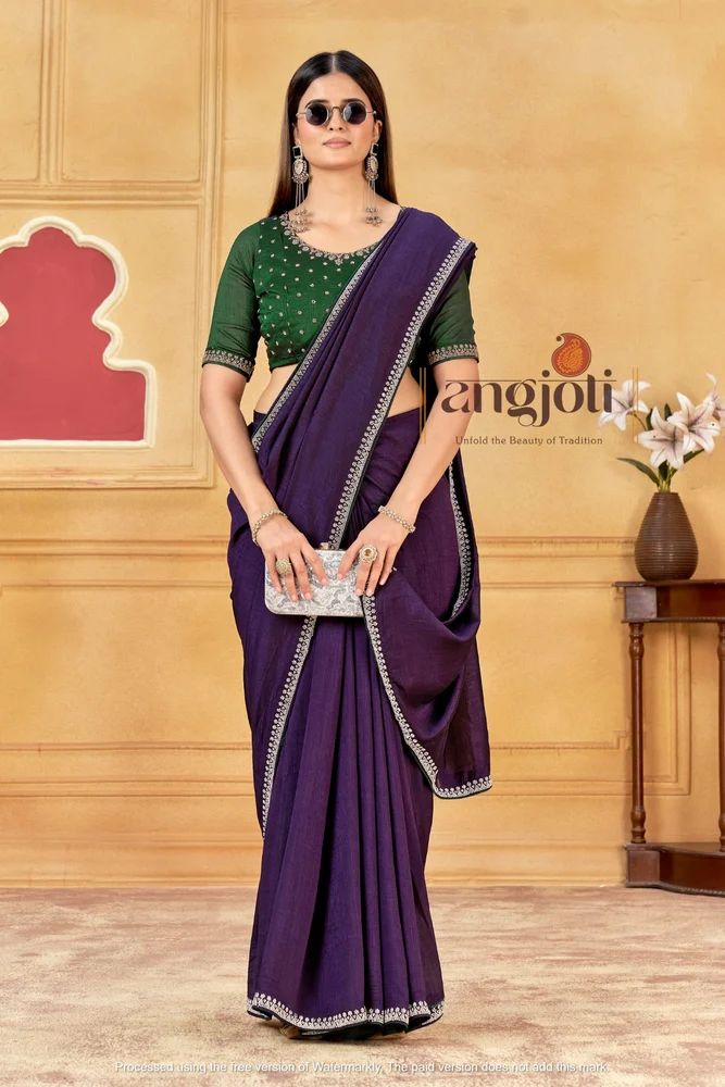 Fancy Diamond Saree, Jarkan border saree