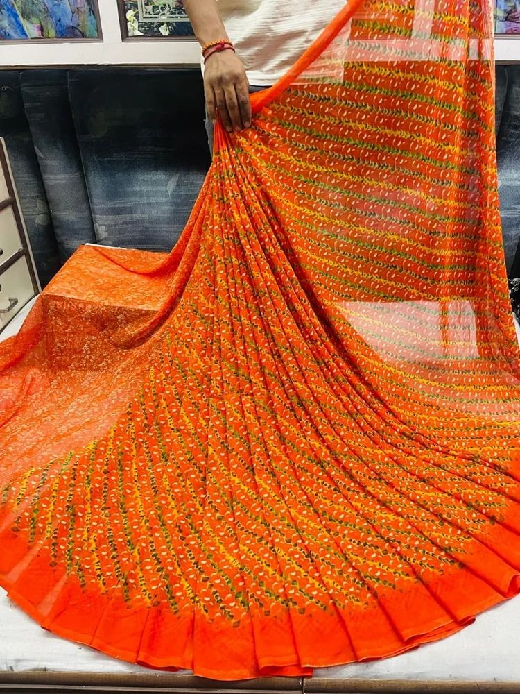 Chiffon Floral Printed Saree