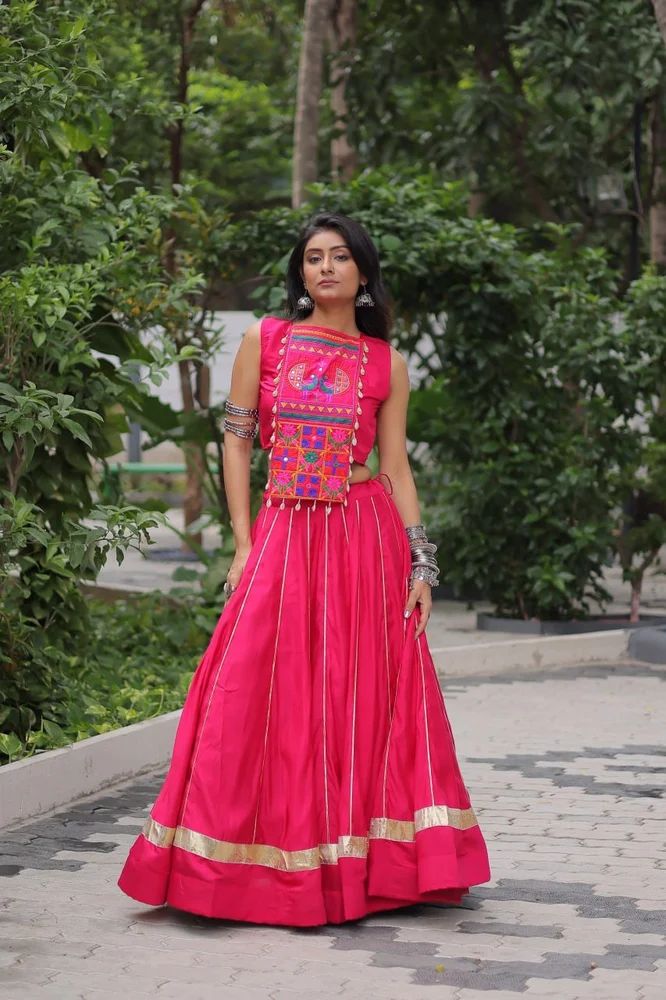 Gamthi Work Lehenga Dress