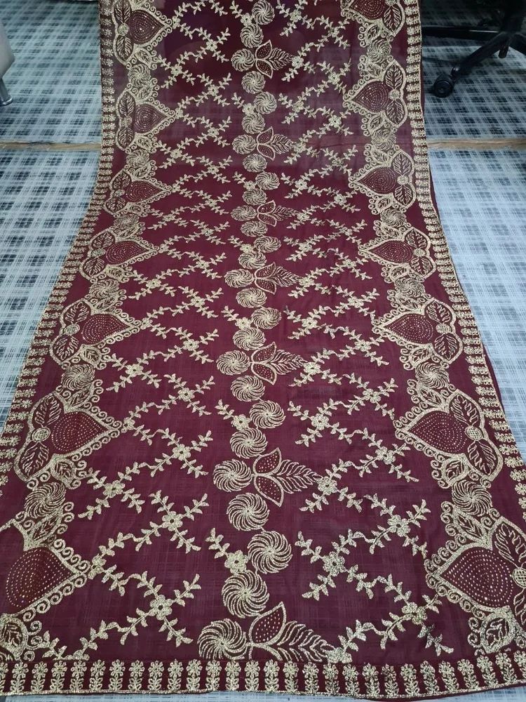Embroidery Dupatta And Fabrics