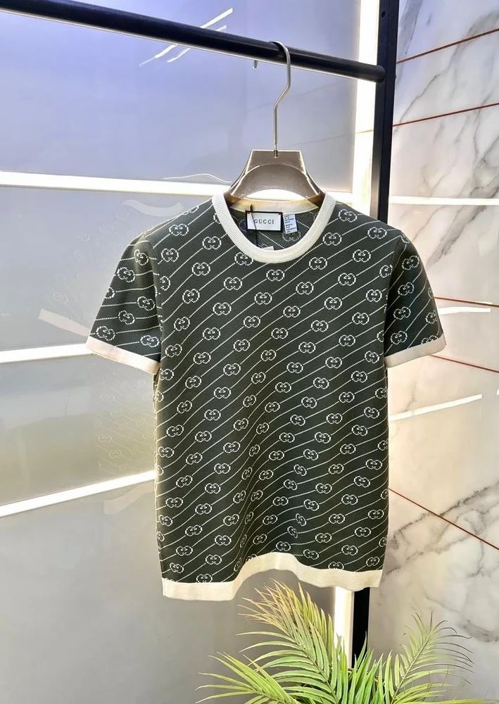 Gucci Round Neck Mens T Shirt