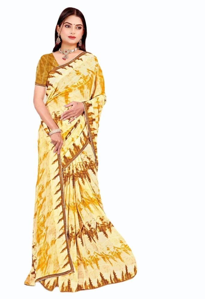 Weightless Printed Sarees With Border