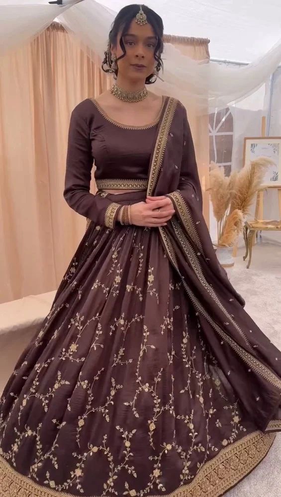 Party Wear Embroidery Work Lehenga Choli
