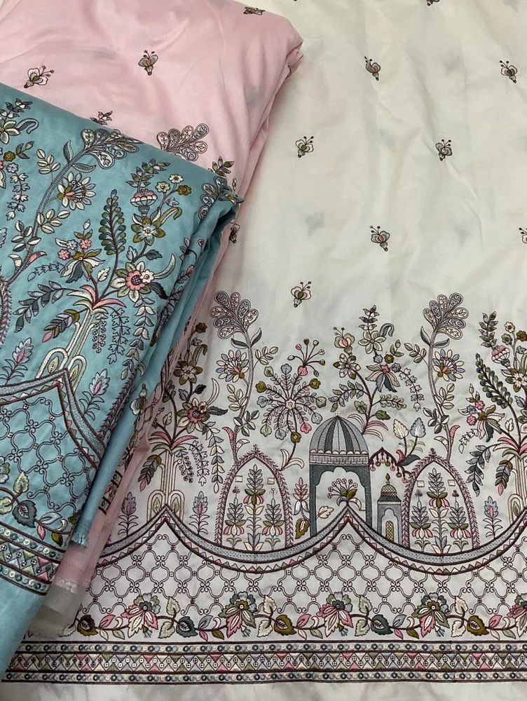 Men Embroidery Silk Sherwani Fabric