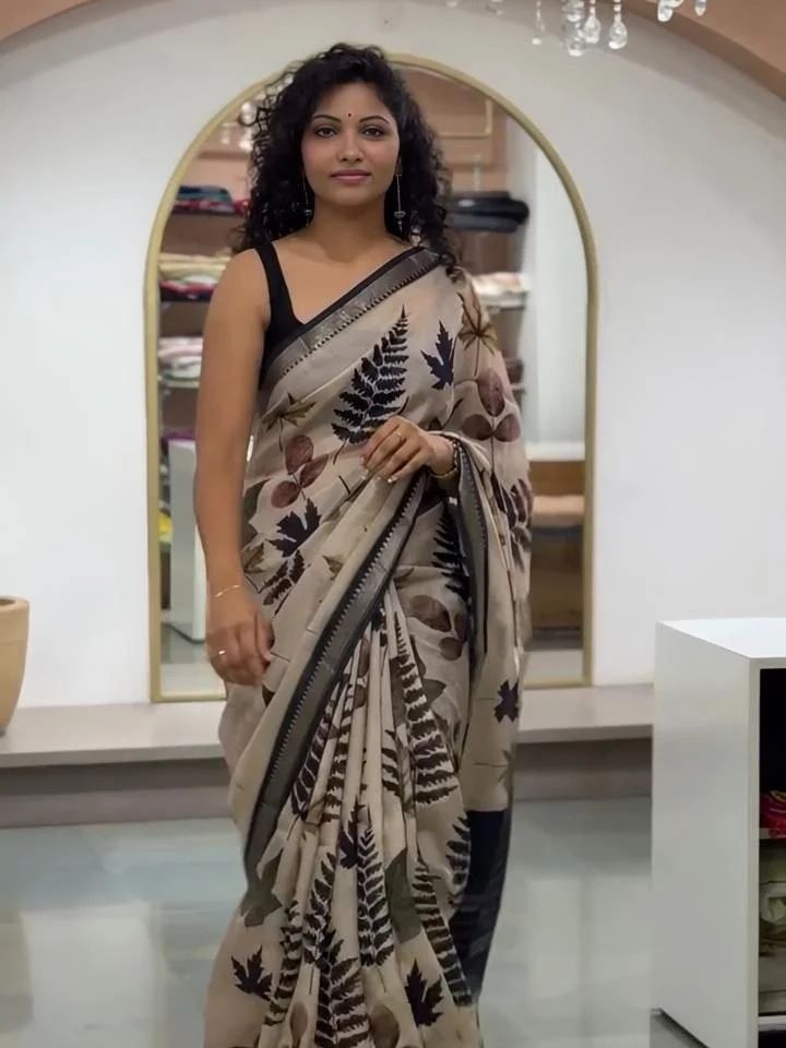 Pure Linen Sarees