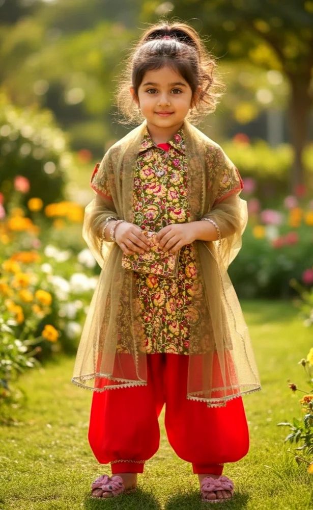 Kids Cotton Ethnic Dress