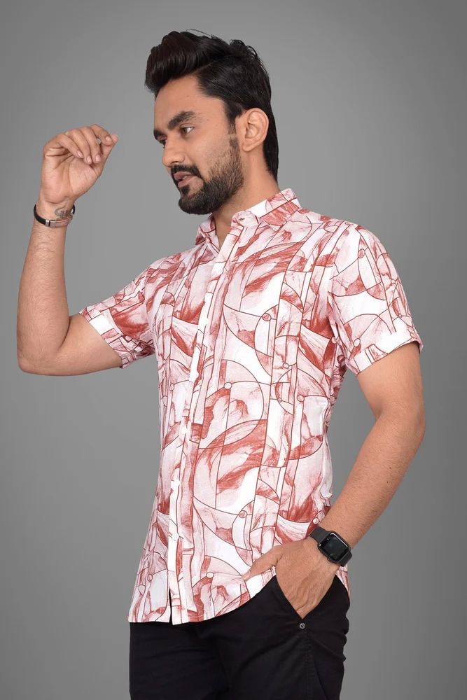 Mens Casual Printed Shirts
