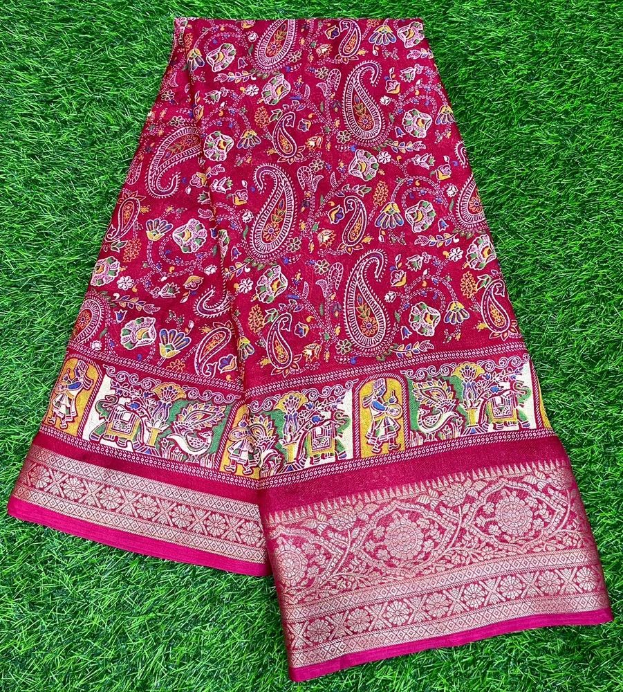 Cotton moss mellow saree