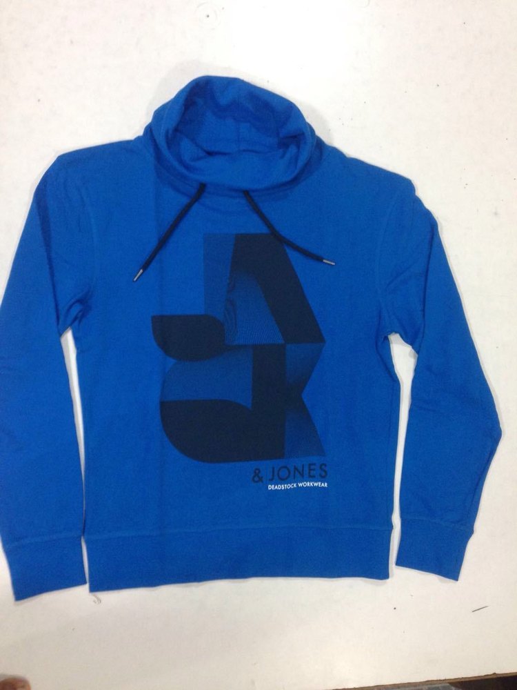 Blue Hooded T Shirts