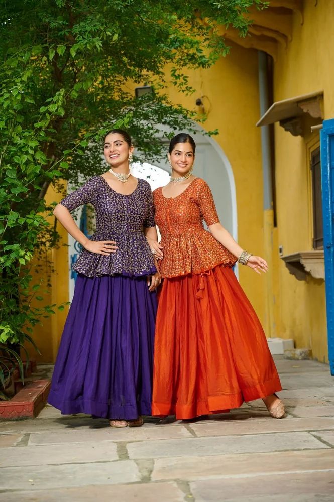 Fendy Fabric Designer Embroidered Lehenga Choli