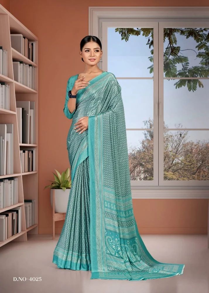 Italian Crepe Silk Sarees