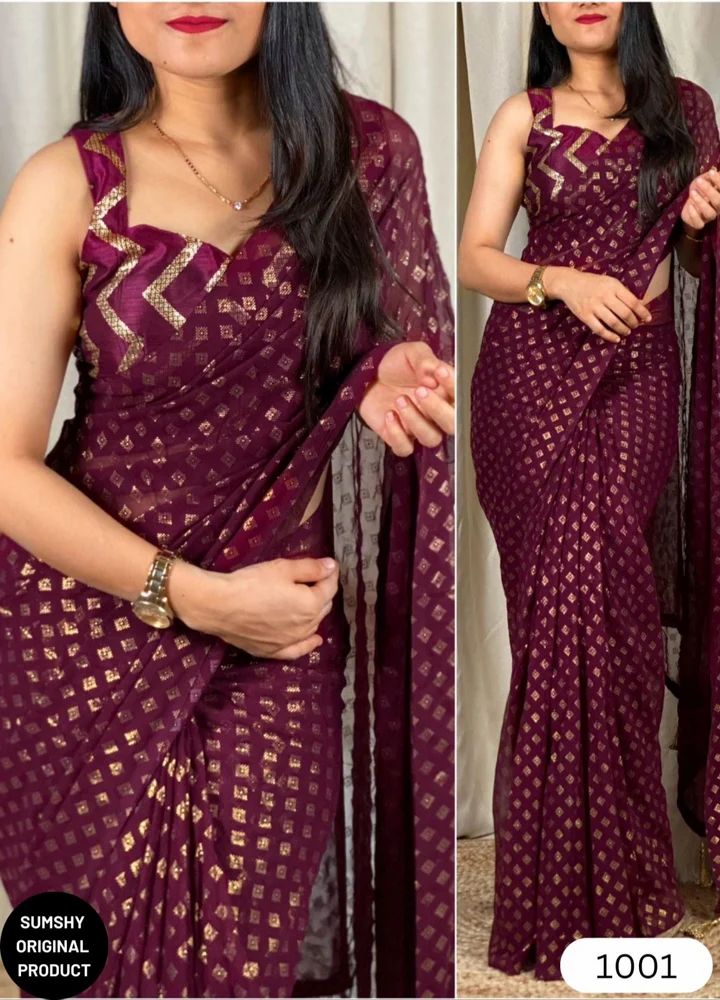 Fancy Georgette Saree