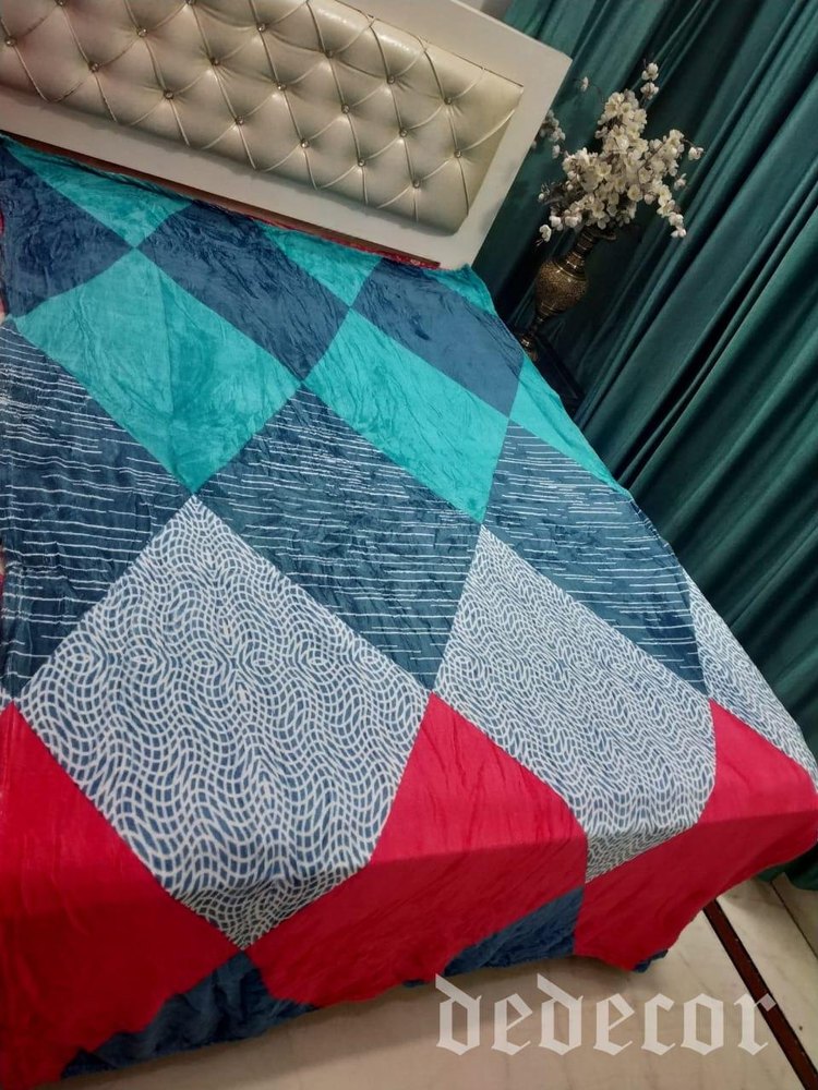 Velvet Single Bedsheet
