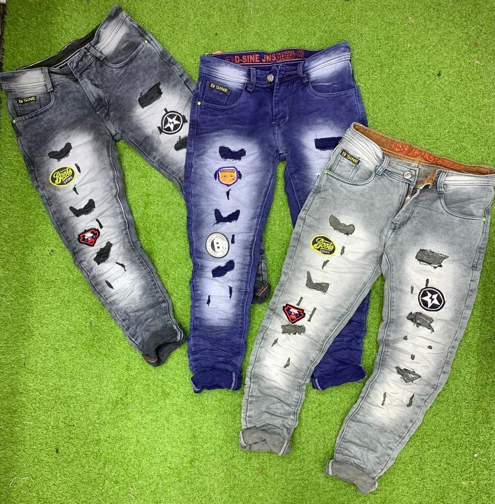 Comfort Fit D-Sine Denim Funky Jeans, Cotton Lycra