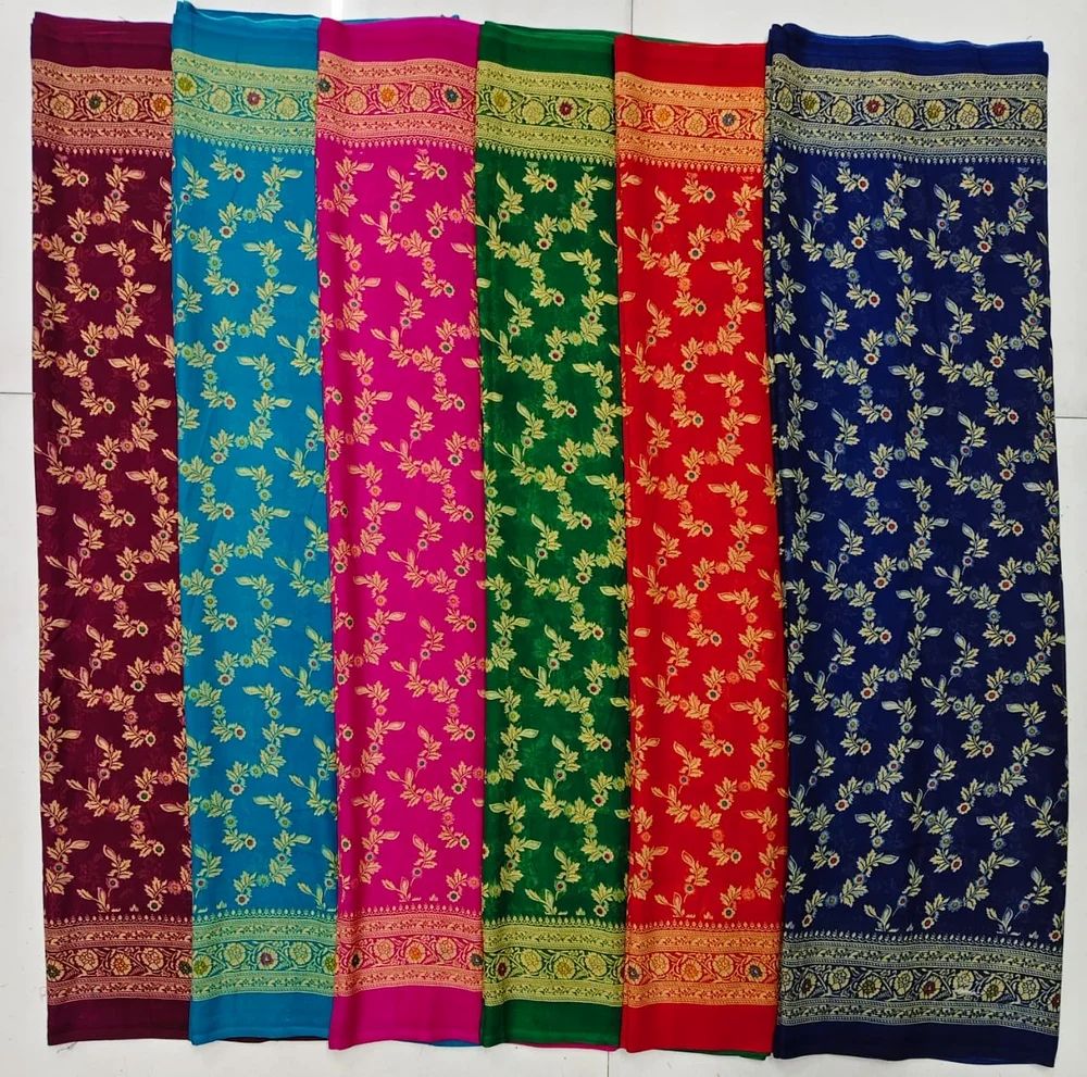 New Design Reniyal Printed Saree