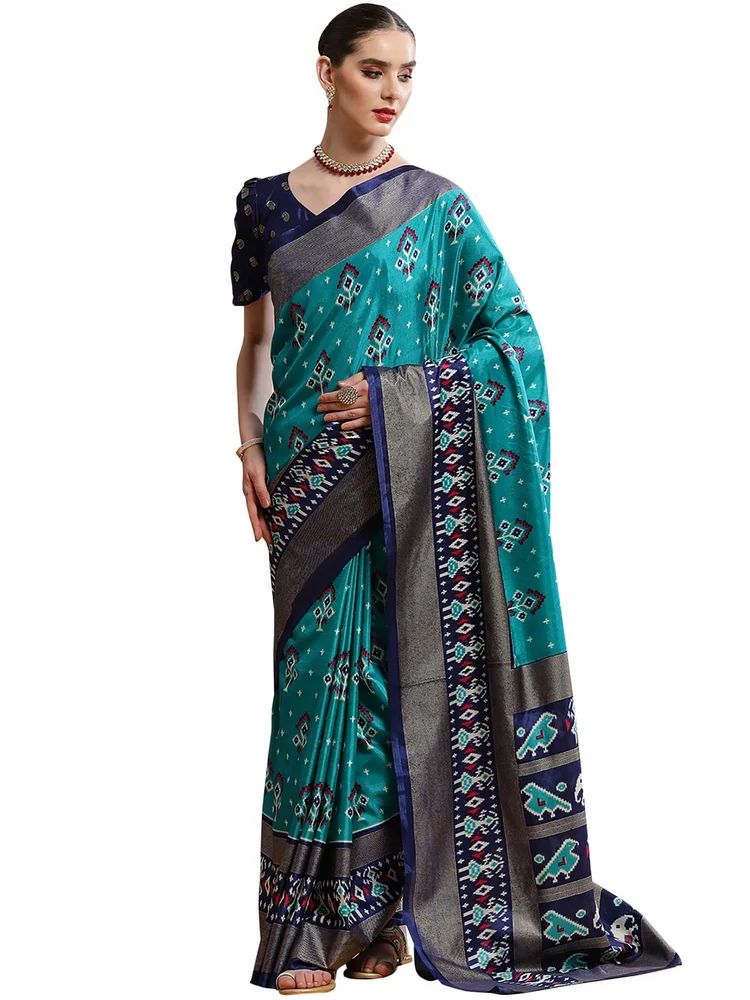 Rajwadi Silk Saree 09, 5.5 m (separate blouse piece)