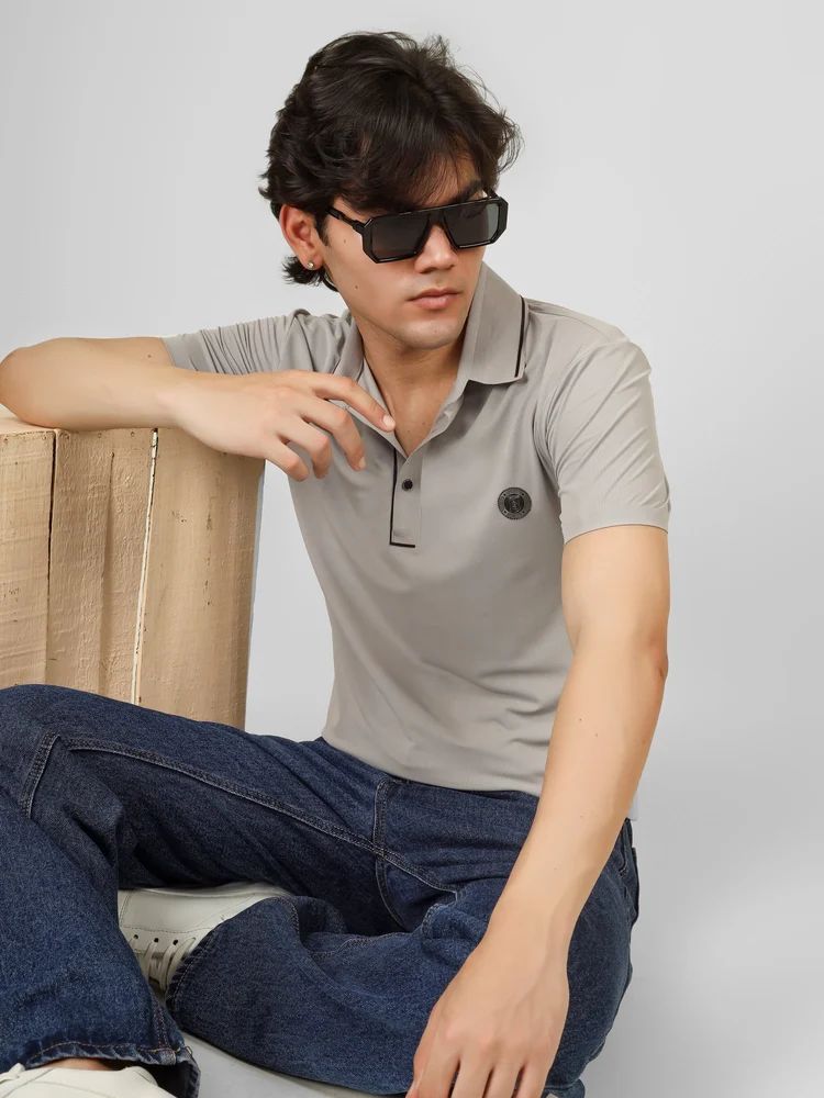 STICHLESS POLO TSHIRT