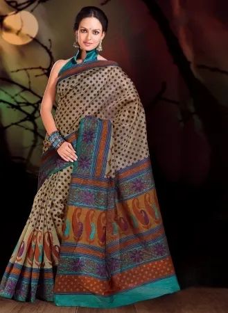 Raw Silk Saree (MUM0040531)