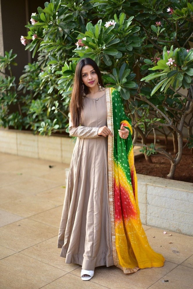 Long Gown With Dupatta