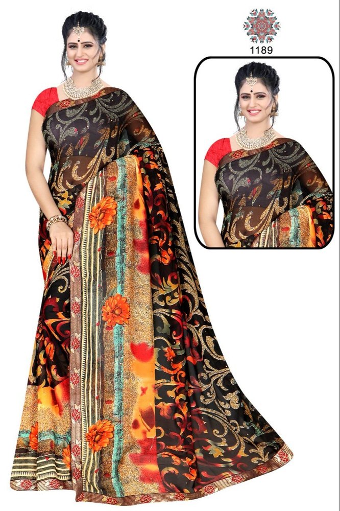 Tranding Border Saree