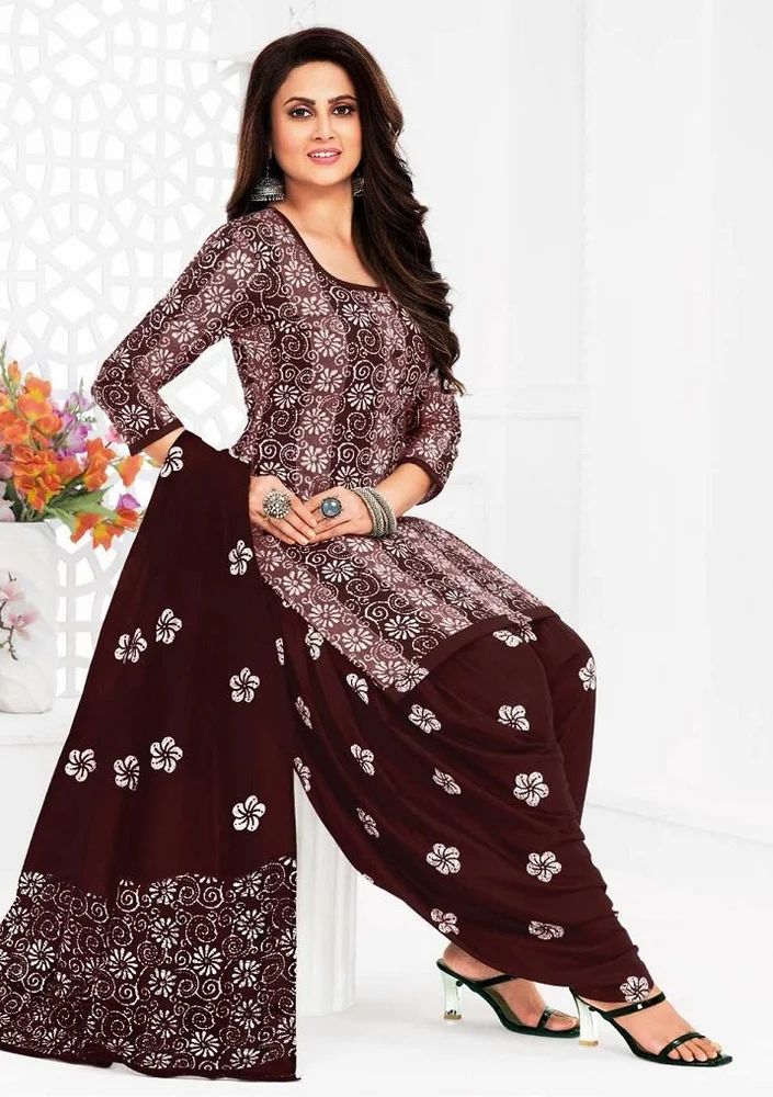 Printed Cotton Dress Material