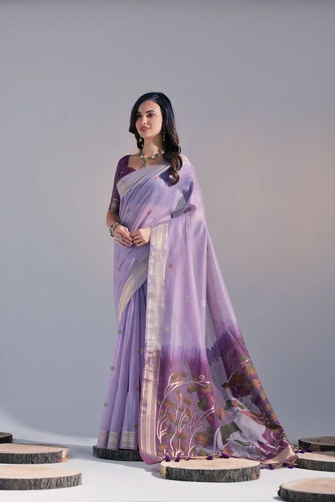 Muga Cotton Saree