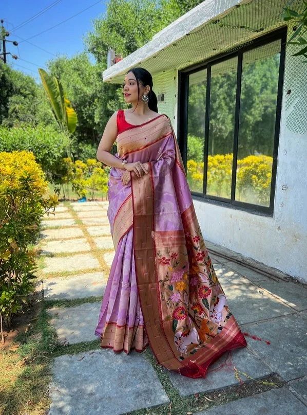 Ladies Designer Paithani Silk Saree