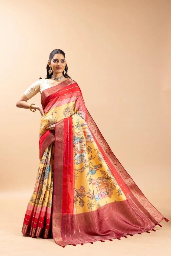 Lok Vihar Jacquard Silk Saree