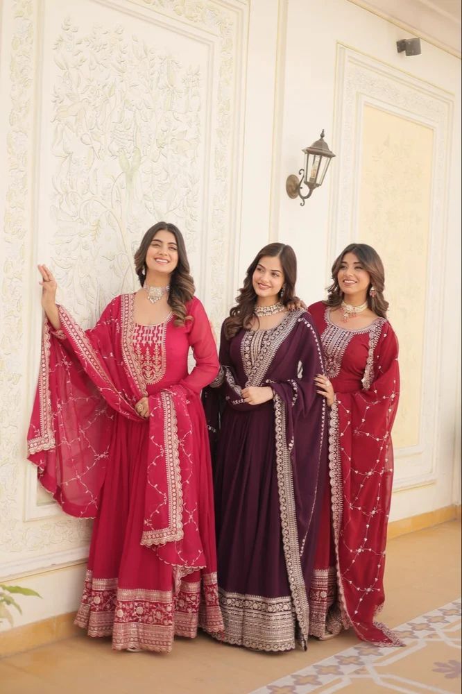 Designer Gown With Dupatta Collection