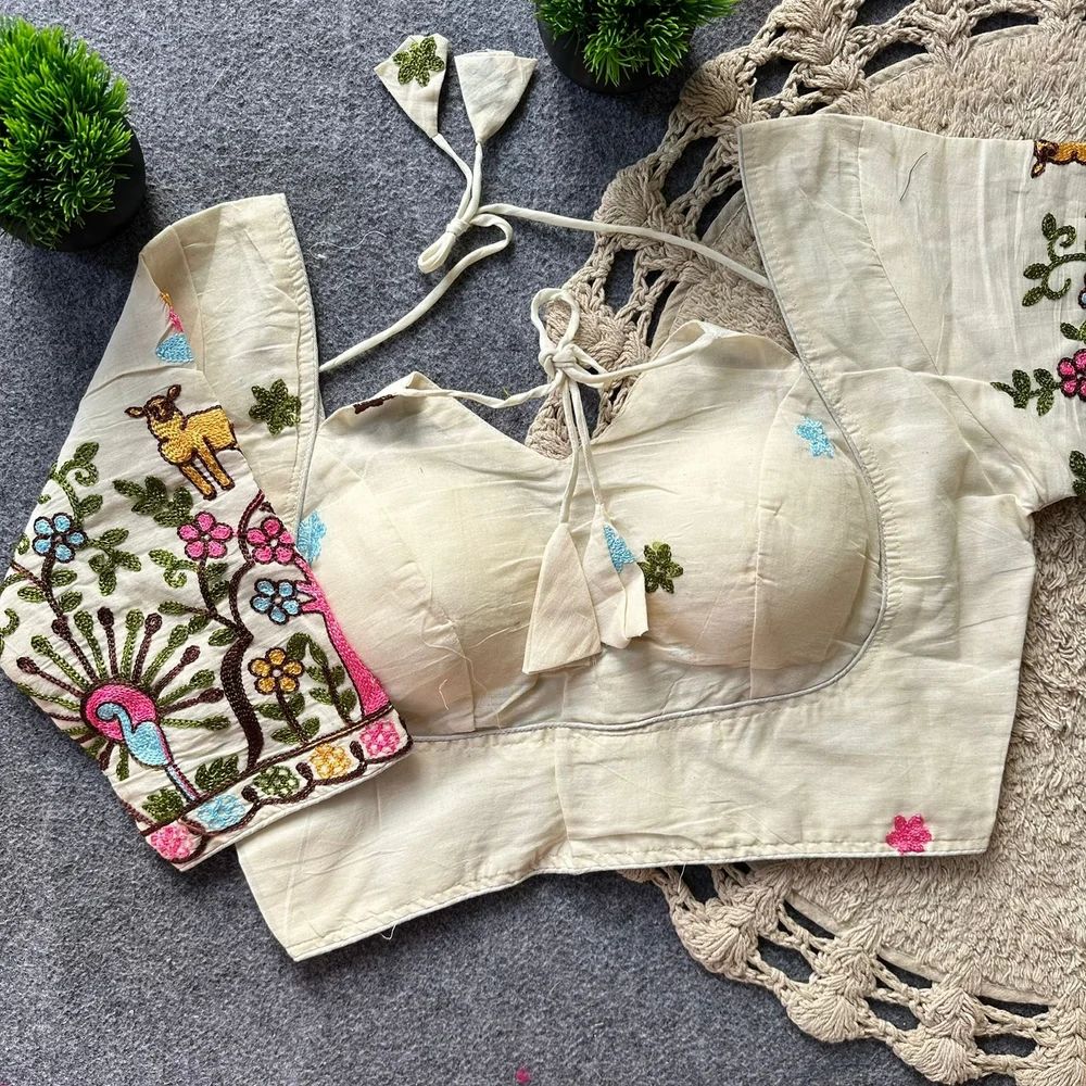 PURE KHADI COTTON BLOUSE