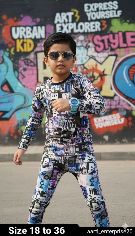 Kids  boy Nightwear Co ord Set