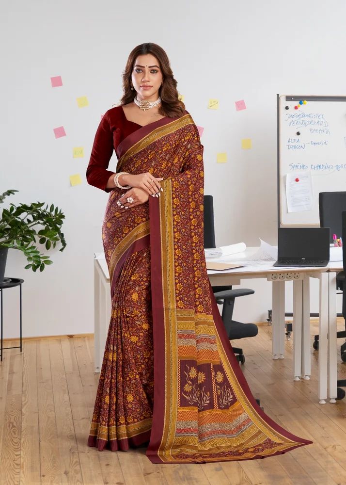 Uniform Saree