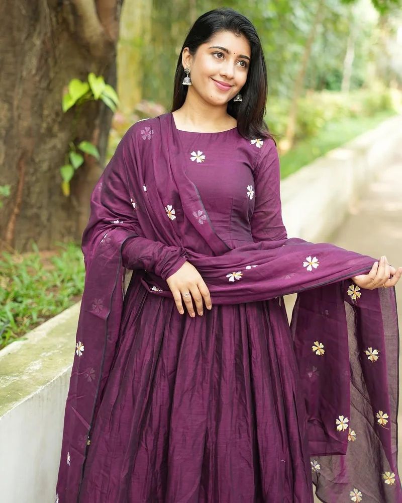 Designer Gown With Dupatta