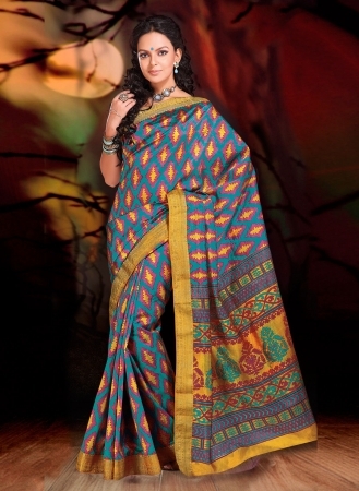 Raw Silk Saree (MUM0040560)