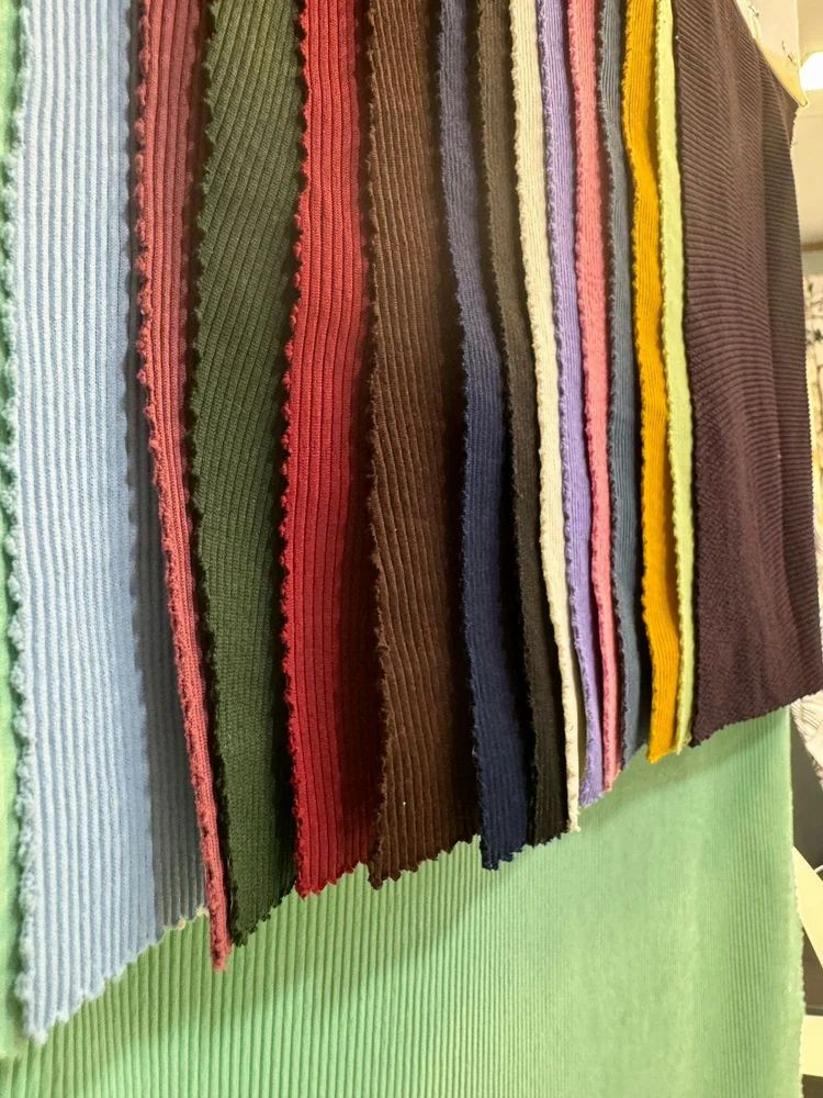 611 Ribbed Plain Fabric
