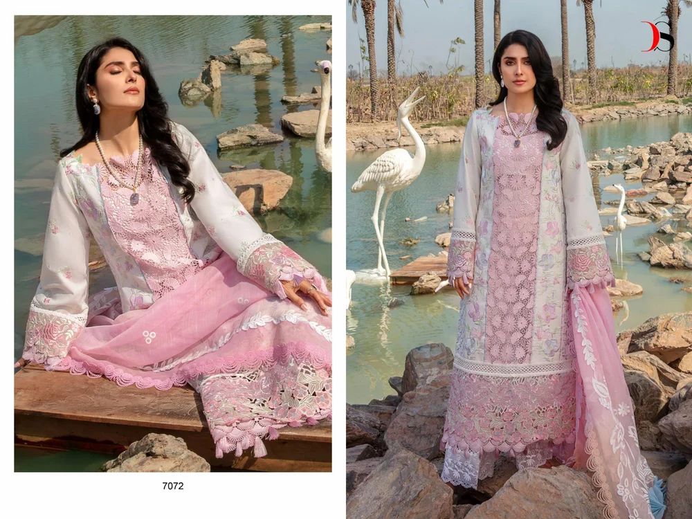 Cotton Embroidered Pakistani Suit