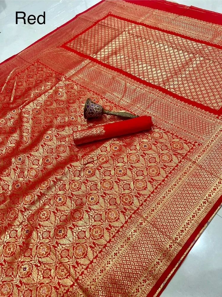 PURE HEAVY SILK ZARI WITH HEAVY WEAVING SAREE AT WHOLESALE PRICE
