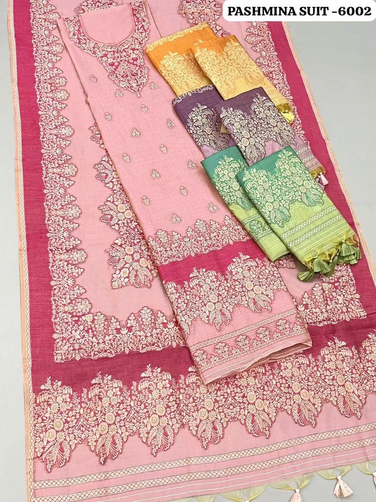 Ladies Pashmina Dress Material