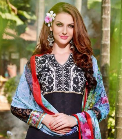 Cotton Lawn With Embroidery Semi Stitched Suits D No 3