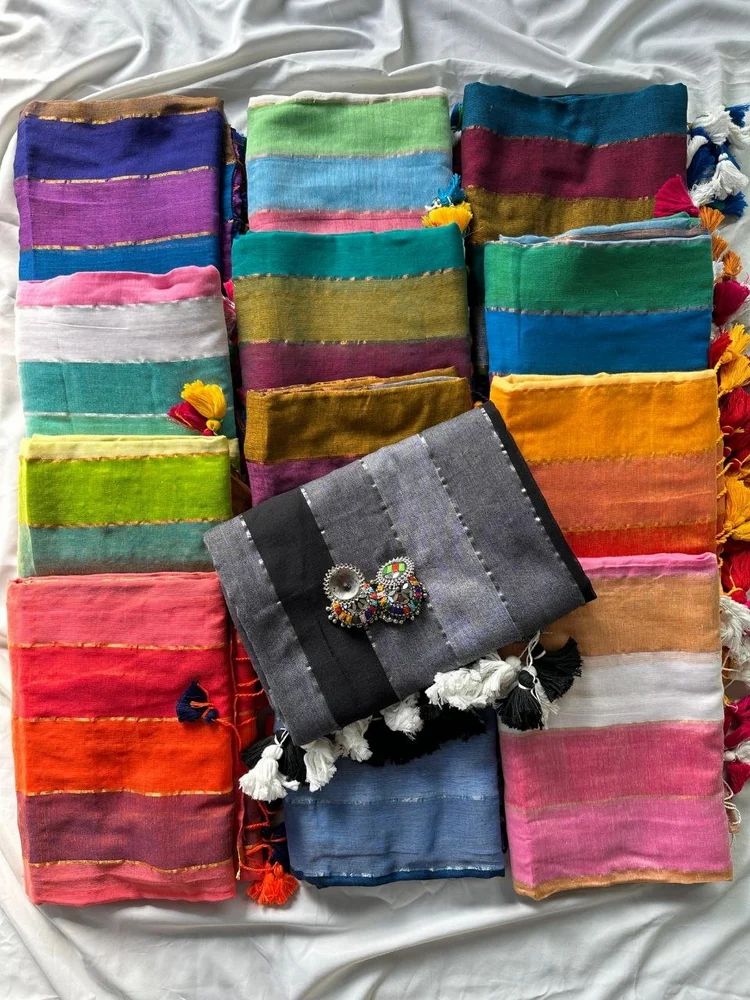 Mull Cotton Saree