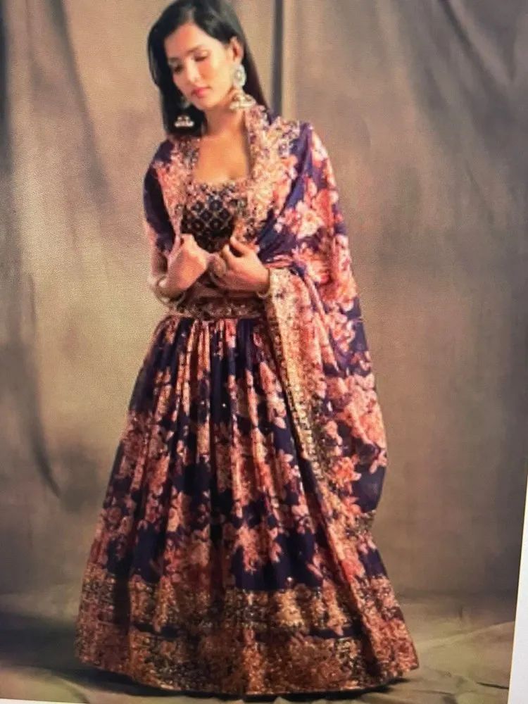 Printed Lahenga