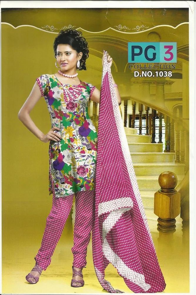 Cotton Self Design Top & Duppata