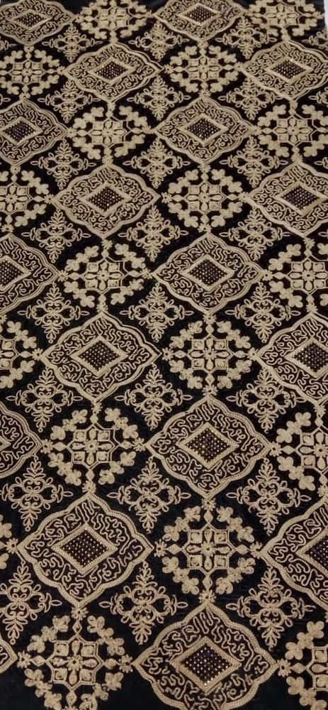Velvet Embroidered Fabric