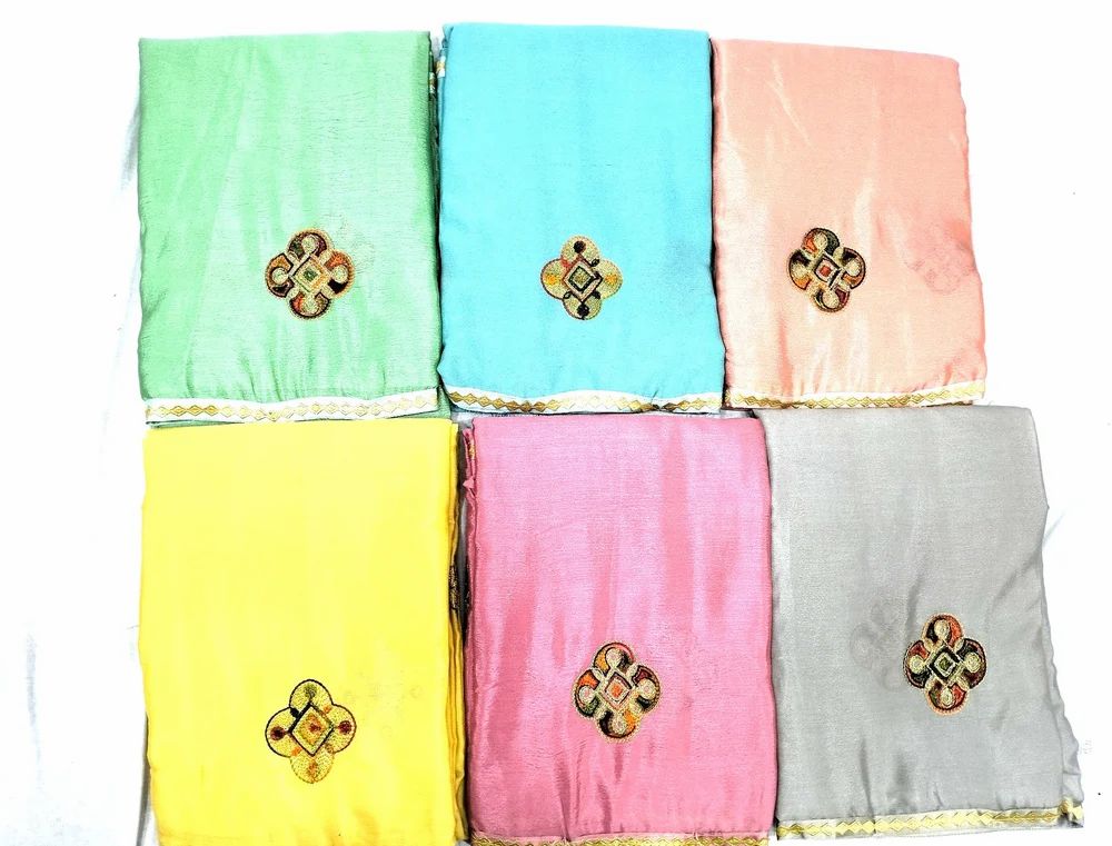 Embroidery Work Saree